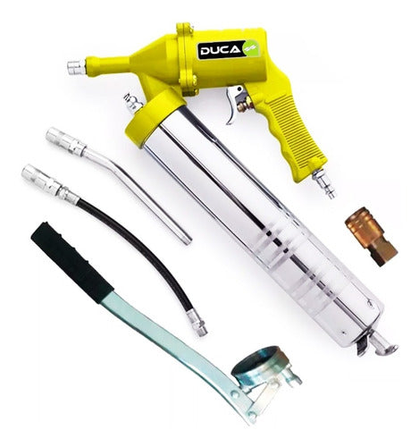 Duca Pneumatic Grease Gun 500cc + Accessories 0