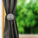 Haussman Silver Júpiter Curtain Tiebacks with Decorative Hanging Tassels (Set of 2) 1