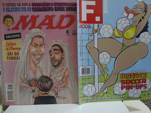 2 Revistas Mad Nº 131 E F. Humor Nº 004 0