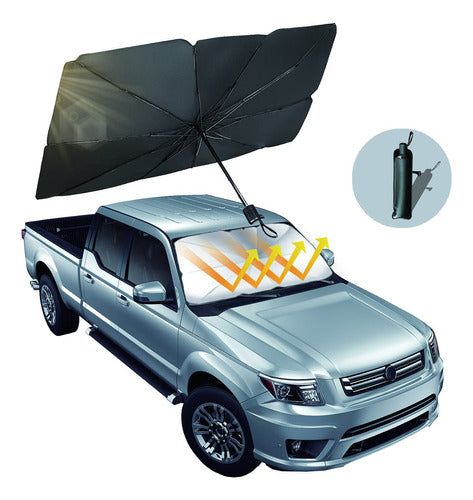 Parasol Plegable Para Parabrisas De Automvil, Protege El Veh 0