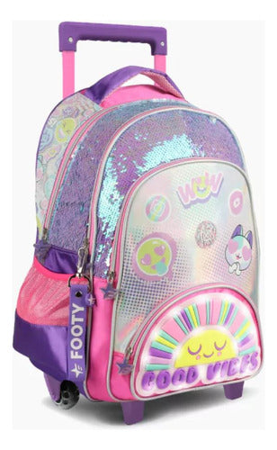 Footy Backpack with Cart 18 Inches Sunshine Good Purple Light Orig 1