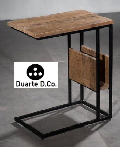 Duarte D.co Industrial Style Side Table Calandria 7