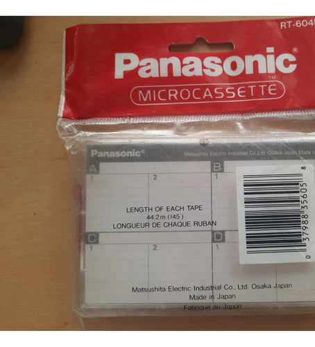 Panasonic Microcassette 4-Pack MC60 Original 3