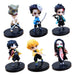 Demon Slayer: Kimetsu No Yaiba Action Figures Set of 6 0