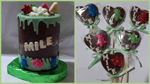 Creaciones Eli-Ka Drip Cake Torta Piñata 3