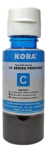 Kit Colorido Tinta Kora Compatível Para Gt-5822 Gt-5820 5810 4