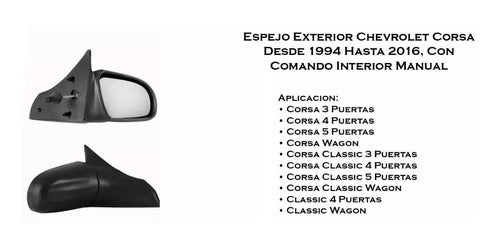 Bernal Corsa Classic Mirror Set 96-09 2