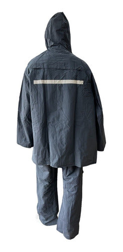 Work Safe Traje De Lluvia Pvc Impermeable (campera+pantalón) Azul 1