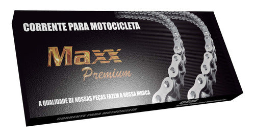 Corrente Moto 428h X 136l Fazer 250 18... Maxx Premium 0