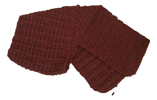 Lunamia201 Crochet Knitted Wool Scarf 0