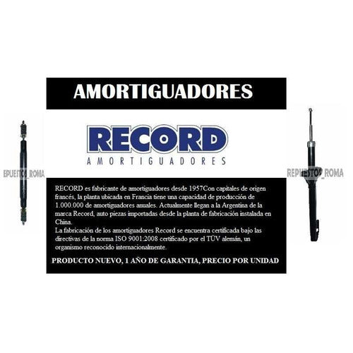 Record Rear Shock Absorbers Kit for Mitsubishi Lancer 1