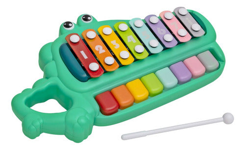 Xilofone Infantil Brinquedo Musical De Jacaré 12m+ Buba 0