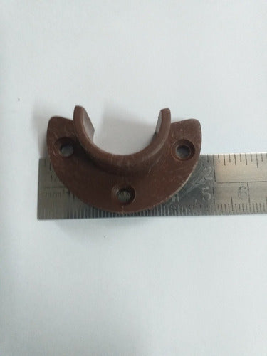 Plastic Brown 5/8 Pipe Support for Hanging Furniture 3