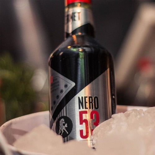 Nero 53 Premium Aperitivo Fernet Destilado Kit X2u 750ml 3