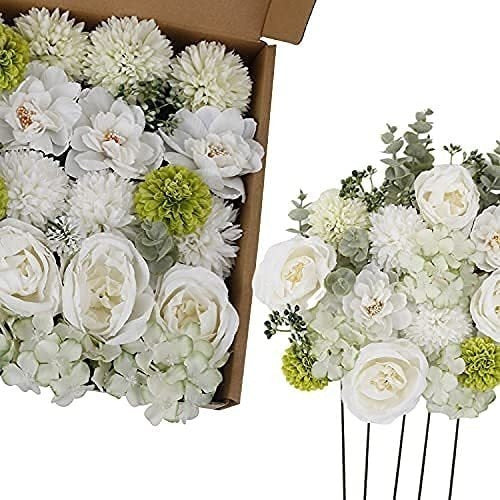 Flores Artificiales Eventos Boda Centros De Mesas- 40 Piezas 7