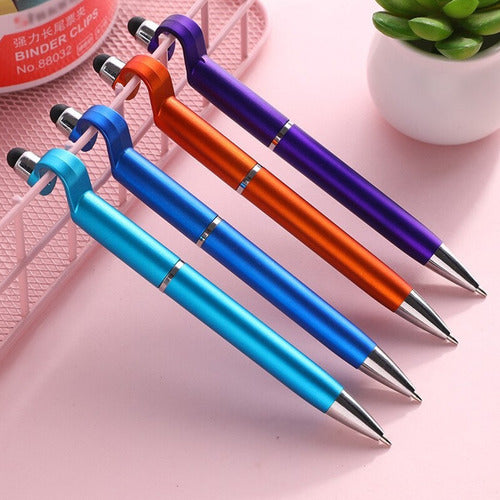 3-in-1 Touch Screen Stylus Pen with Cell Phone Holder Slot 17
