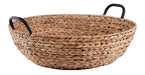 Metal-Handled Banana Basket for Magazines and Blankets - Decorative Storage 0