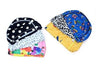 HERMES SHOP 3 Unids Mix Colors Designed Lycra Swimming Cap Hat Bathing Cap 5