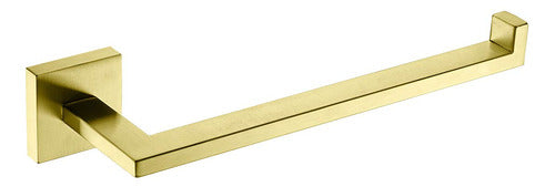 Toallero De Mano Sus 304 De Acero Inoxidable Brushed Gold 1