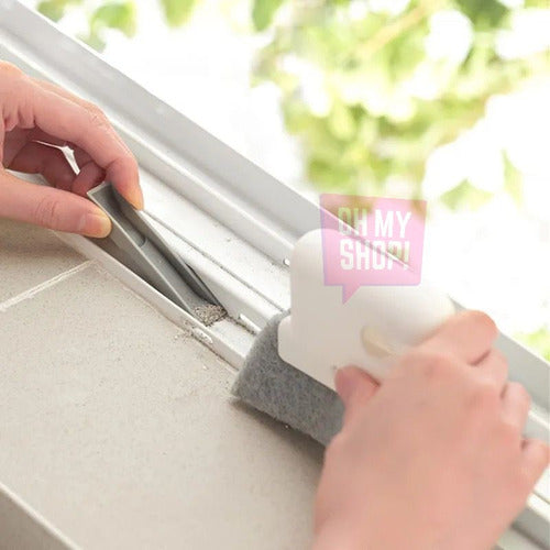 Oh My Shop! Window Slot Cleaning Brush Sponge 1