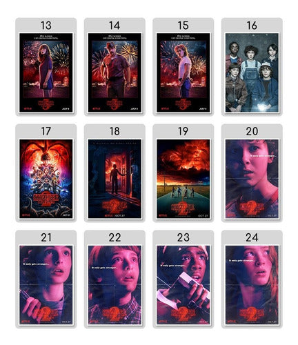 Set of 3 Stranger Things Eleven Posters 32 x 47cm High-Quality Prints 2