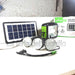 Kit Luz Led Panel Solar, 3 Bombillas, Power Bank, Camping 0