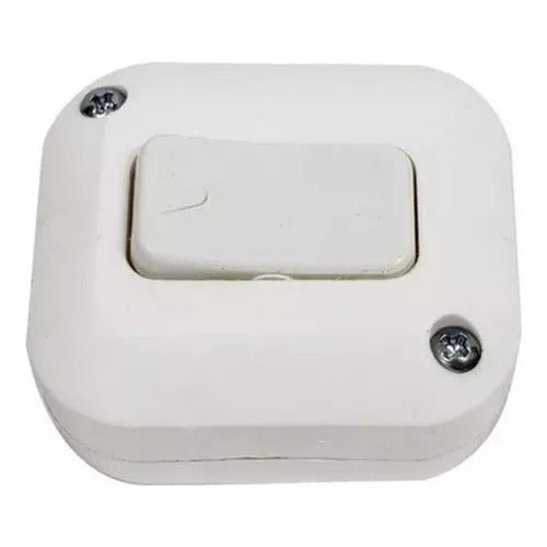 Exterior Key 1-Switch 10A White 0