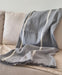 Rustic Fringed Bed Throw 100% Cotton 200 x 150 8