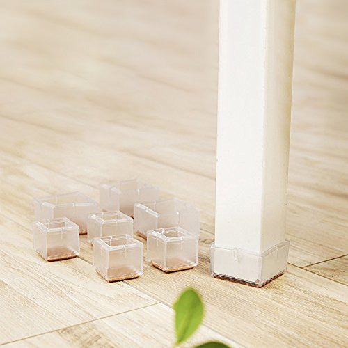Square Furniture Leg Protectors 32mm to 35mm - Set of 32 3