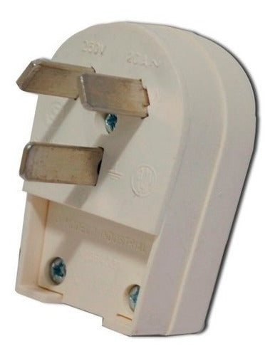 Richi White Side Electric Plug Male 20 A 3-Pin 0