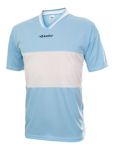 Argentina Soccer T-shirt - Sublimated Jersey with Sponsor Ad 0