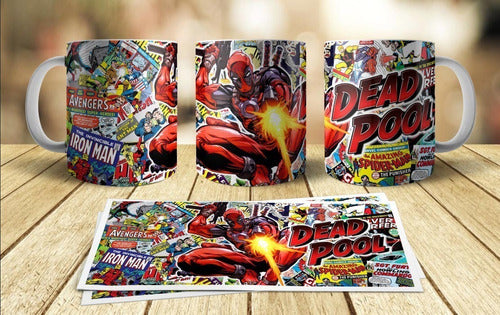 Diseños Tazas Advengers Los Vengadores Sublimación M5 2