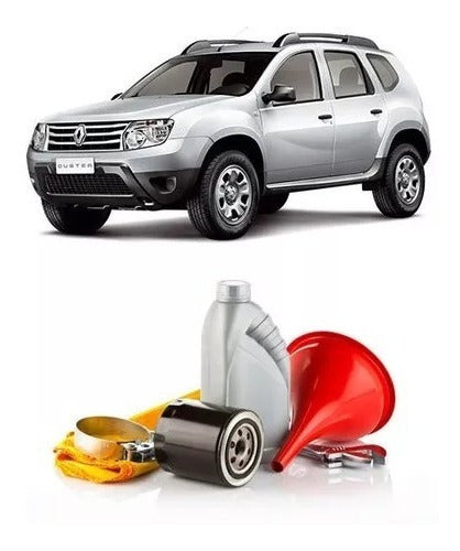 Oil and Filters Change for Renault Duster 1.6 16v 0