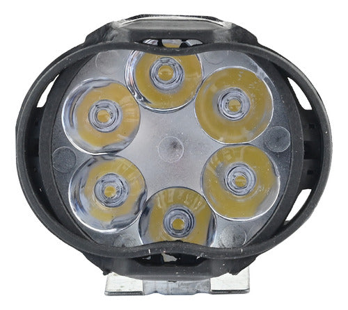 Faro Caminero Universal Redondo 6led 12v. Moto C/u 0