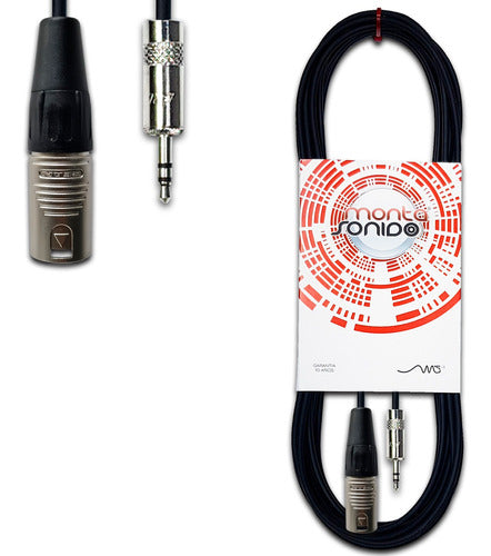 MSCables Cable Audio Canon XLR Macho A Miniplug Stereo 2 M 0