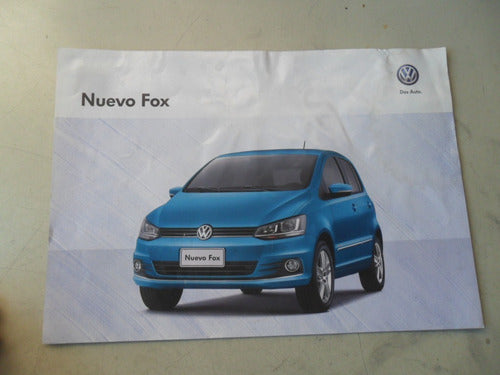 Folleto Publicitario Vw Fox  No Es Manual Auto Catalgo 0