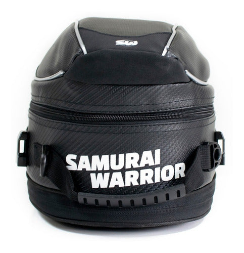 Bolso Trasero Moto Samurai Expansible 12/15 Lts Con Funda 5