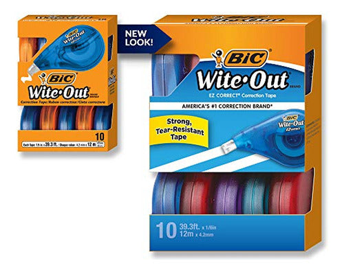 Bic Witeout Brand Ez Correct Correction Fita Branca 0