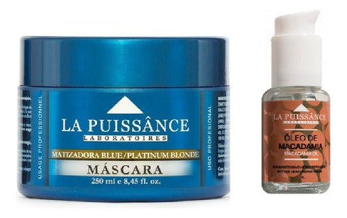 La Puissance Blue Mask 250ml + Macadamia Oil Kit 0