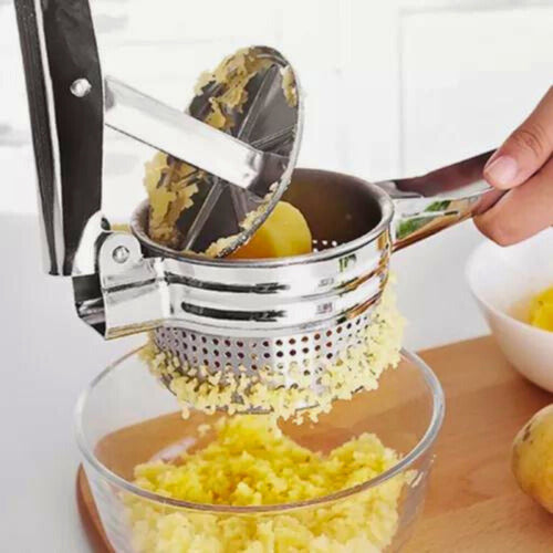 Espremedor Amassador Aço Inox Fruta Legume Cozinha Utensilio 2