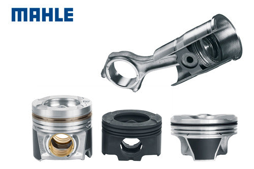 Mahle Juego 4 Conjuntos Volkswagen 1.3 77mm 2