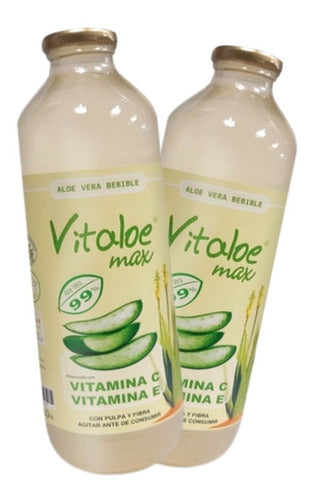 Vitaloe Aloe Vera Juice 950cc Variety Flavors Gluten-Free X2 10
