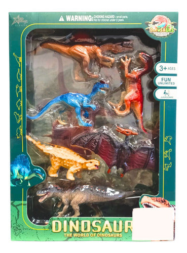 Set De Dinosaurios Feroces Variados Figuras Coleccionables 0