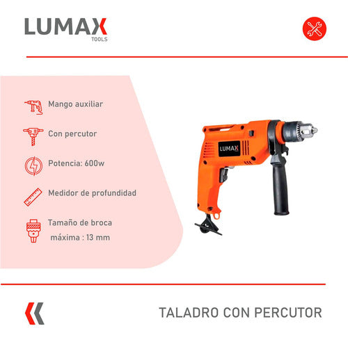 Lumax Combo Percussion Drill + Jigsaw 1