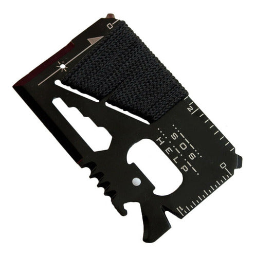 Multi-Purpose Metal Survival Card Tool for Fishing and Camping 4