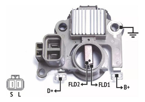 Nosso Regulador De Voltaje Alternador T.Mitsubishi RNMI 022272 0