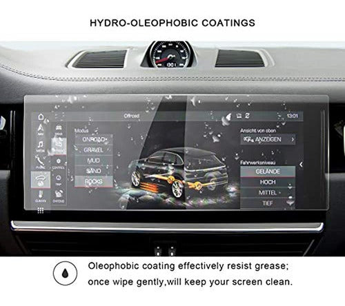 R Ruiya 2019 Porsche Cayenne 12.3 Inch Navigation Screen Protector 2