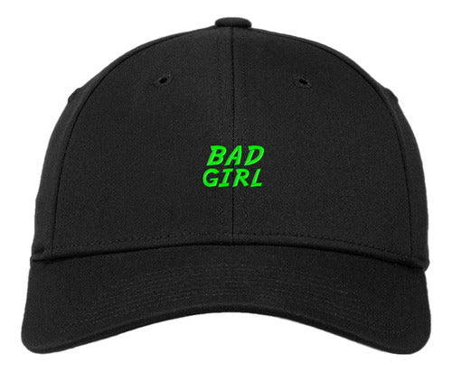 Be Custom Gorro Gabardina 6 Gajos Bad Girl Chica Mala Verde Bordado 0