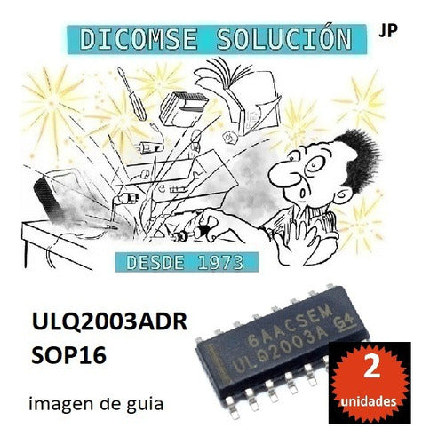 Dicomse Circuito Integrado ULQ2003ADR SOP16 ULQ2003A ULQ2003 X2 Unida 0