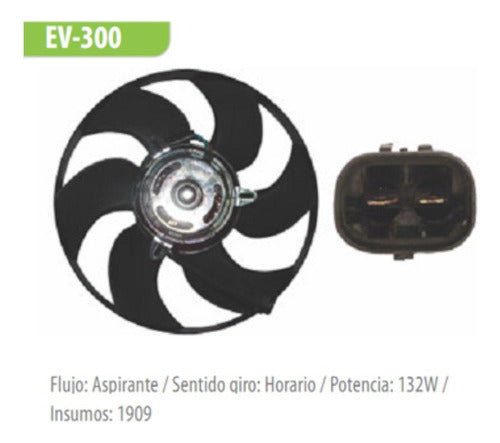 Electroventilador C3 / 208 S/encauzador Ev-300 0